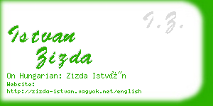 istvan zizda business card